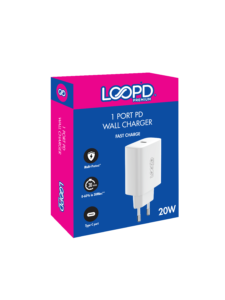 Fast 1 Port 20w OD Wall CHRGR-WH PACK